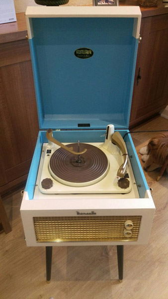 Original 1950s Dansette Major Deluxe record player on eBay