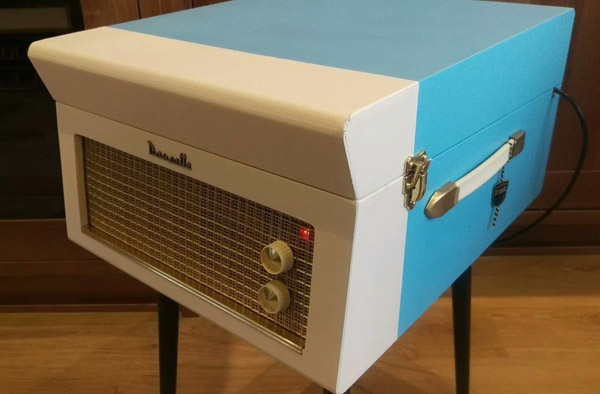 Original 1950s Dansette Major Deluxe record player on eBay