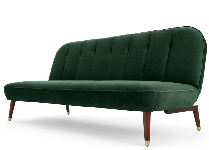 Margot vintage-style sofa bed at Made