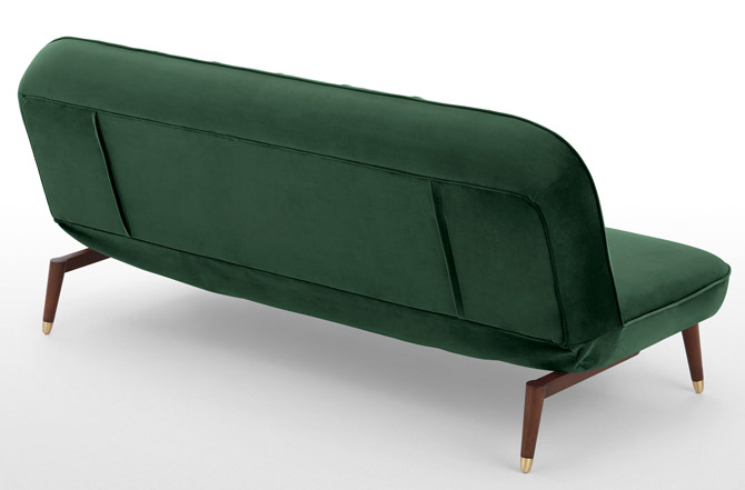 Margot vintage-style sofa bed at Made