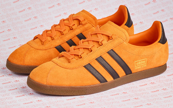 Size? gives Adidas Trimm Star trainers a pumpkin makeover