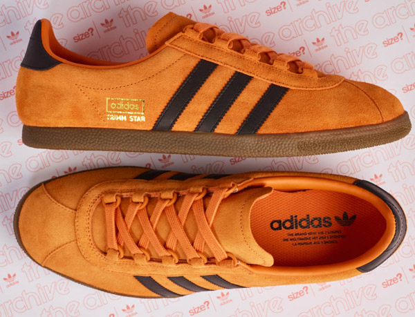 Size? gives Adidas Trimm Star trainers a pumpkin makeover