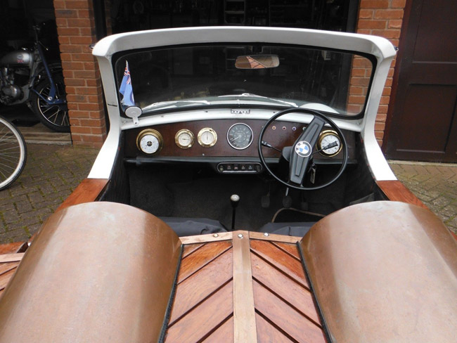 Tritanic boat-shaped Mini car on eBay