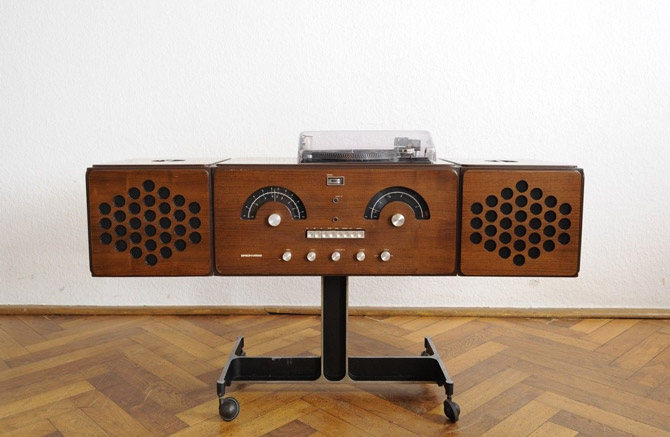 Rare 1960s Brionvega Radiofonografo record player on eBay