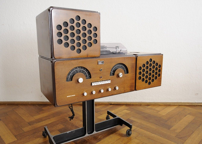 Rare 1960s Brionvega Radiofonografo record player on eBay