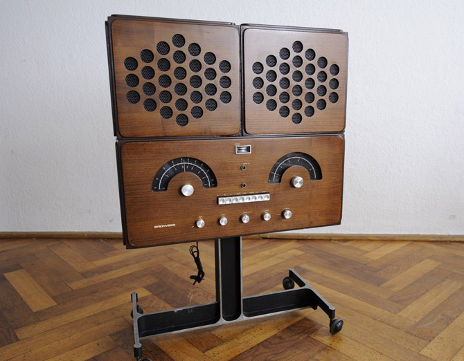 Rare 1960s Brionvega Radiofonografo record player on eBay