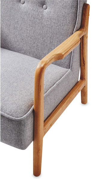 Midcentury-style Kirkton House armchair at Aldi