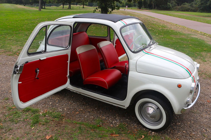 Fully restored 1964 Fiat 500 D Nova on eBay