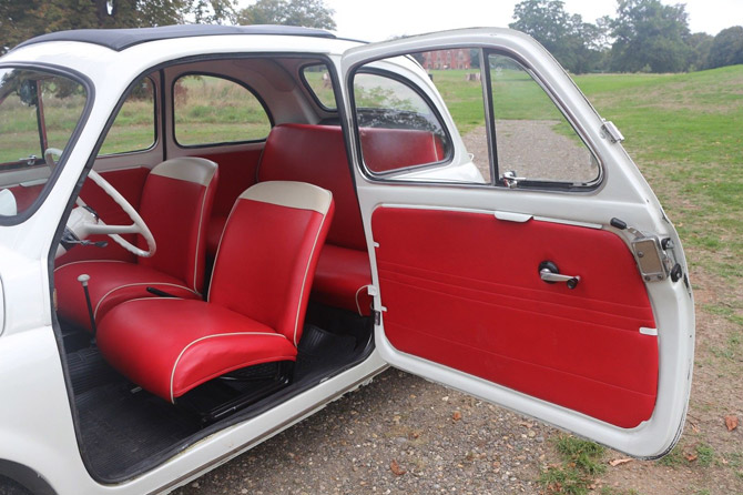 Fully restored 1964 Fiat 500 D Nova on eBay