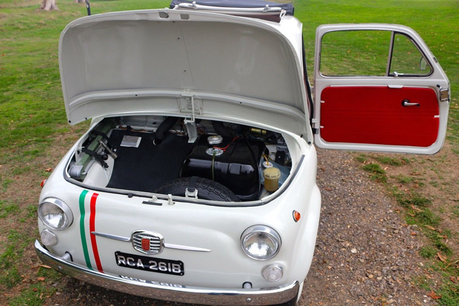 Fully restored 1964 Fiat 500 D Nova on eBay