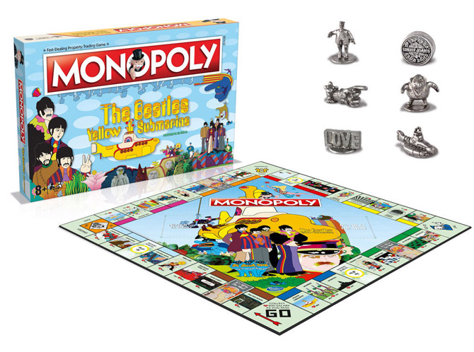 The Beatles Yellow Submarine Monopoly launches