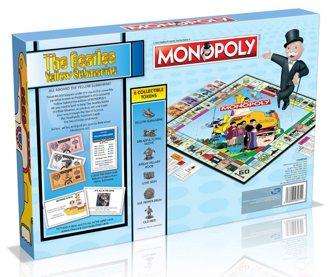 The Beatles Yellow Submarine Monopoly launches