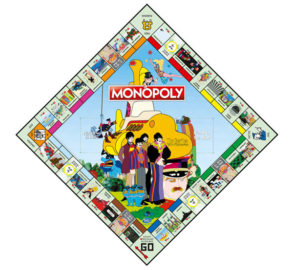 The Beatles Yellow Submarine Monopoly launches