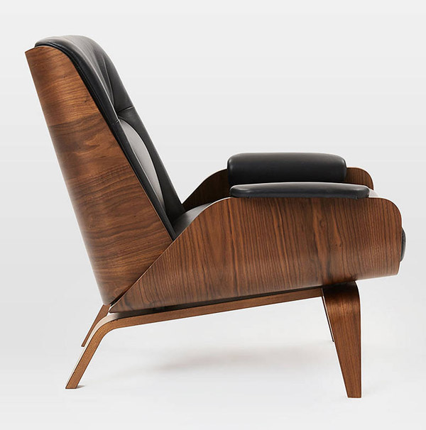 Eames-inspired Paulo armchair by West Elm