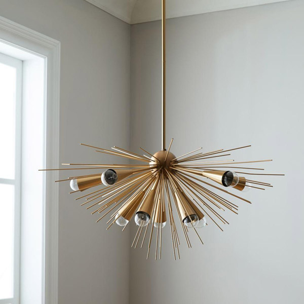 New at West Elm: Retro-style Sputnik Chandelier