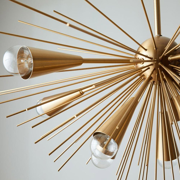 New at West Elm: Retro-style Sputnik Chandelier