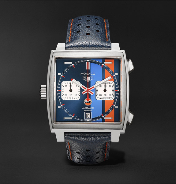 Tag Heuer Monaco 50th Anniversary Gulf Edition watch