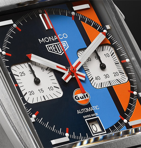 Tag Heuer Monaco 50th Anniversary Gulf Edition watch