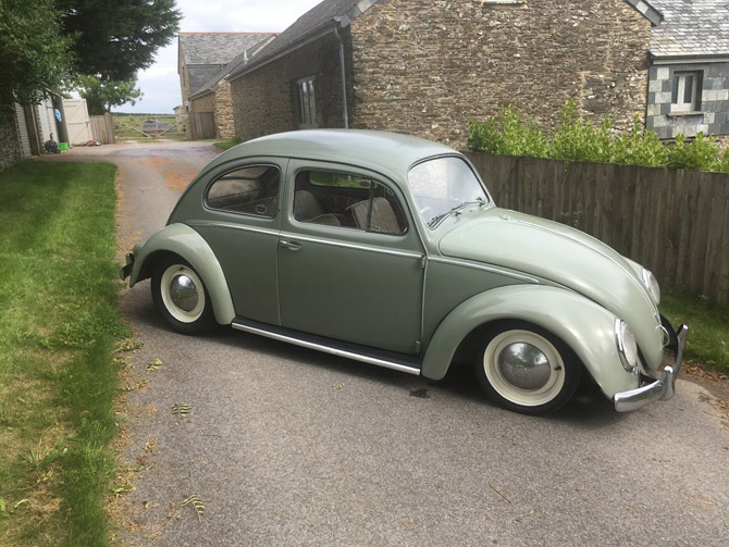 Fully restored 1959 Volkswagen Beetle on eBay