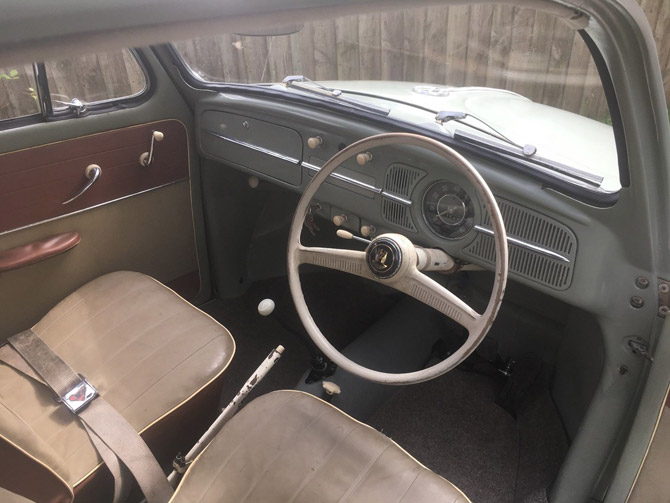 Fully restored 1959 Volkswagen Beetle on eBay