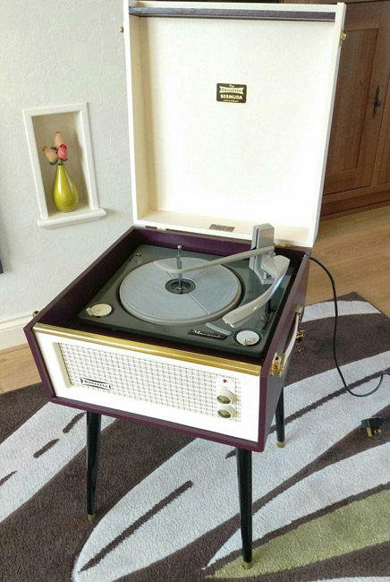 Original 1960s Dansette Bermuda record player on eBay