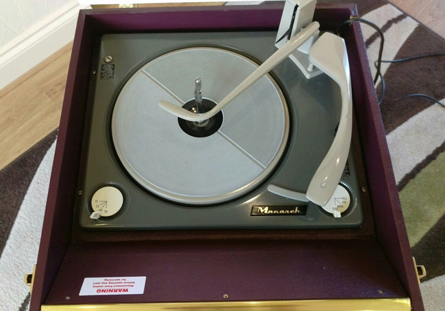 Original 1960s Dansette Bermuda record player on eBay