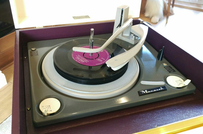 Original 1960s Dansette Bermuda record player on eBay