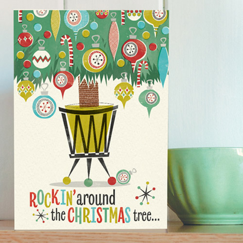 1950s Honey, It’s Christmas! cards by Pennychoo