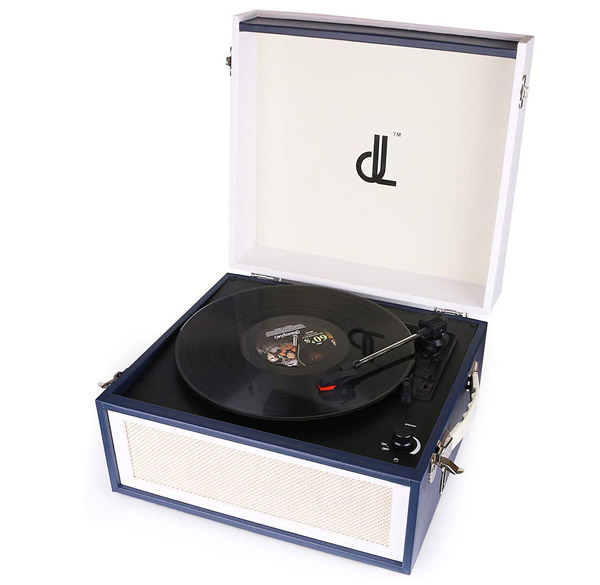 D&L Dansette-style record player with legs