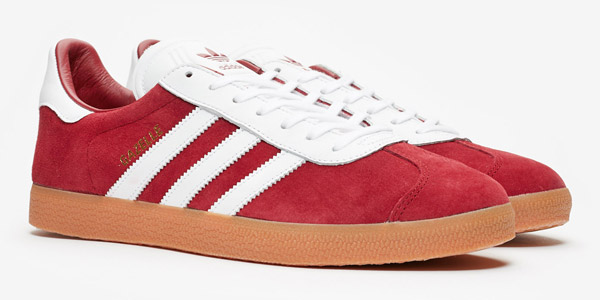 adidas gazelle red blue