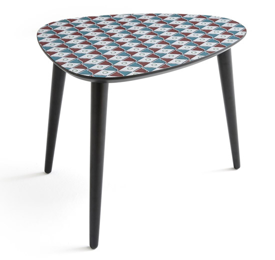 Nomado retro printed coffee tables at La Redoute