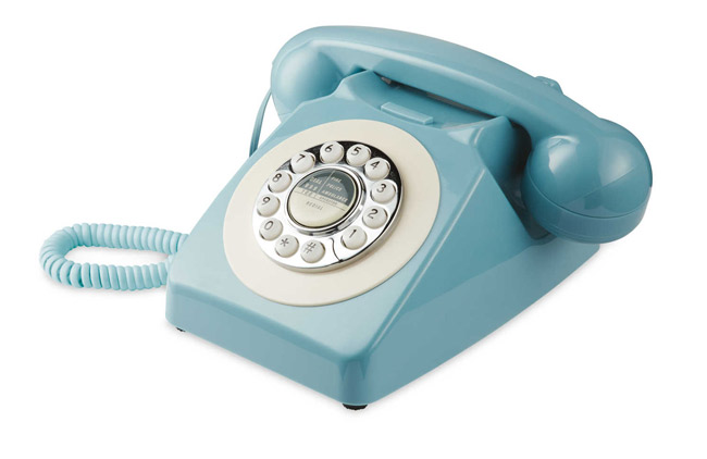 Budget vintage-style Reka home telephones at Aldi