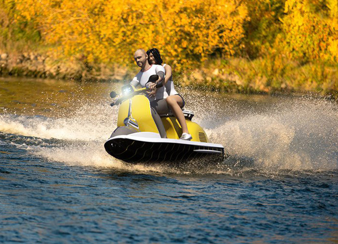 Classic Vespa Jetski by Pierpaolo Lazzarini