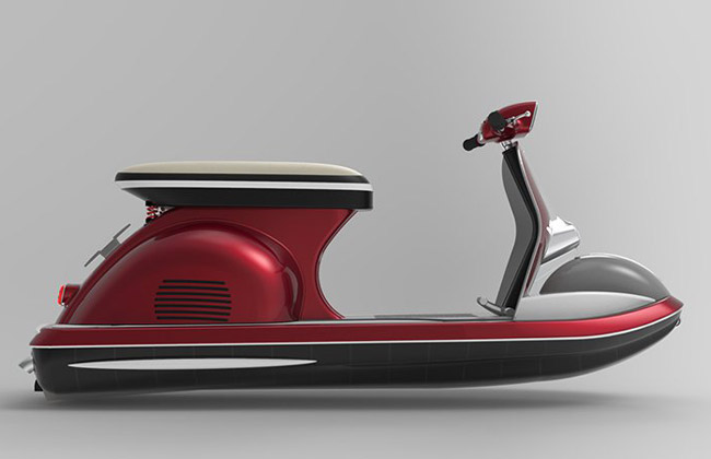 Classic Vespa Jetski by Pierpaolo Lazzarini