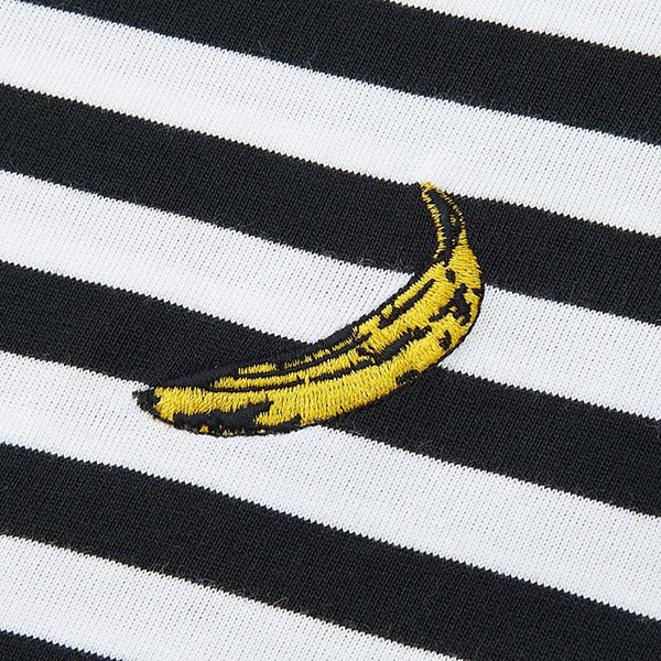 Pop art clothing: Andy Warhol striped t-shirt at Uniqlo