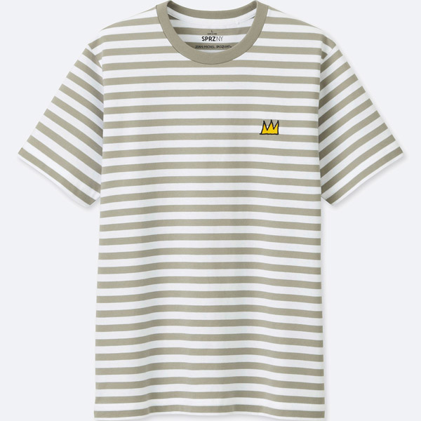 Pop art clothing: Andy Warhol striped t-shirt at Uniqlo