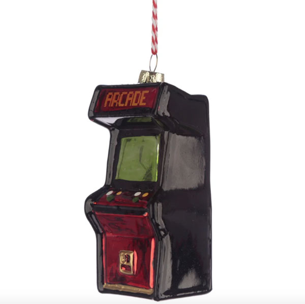 4. Retro arcade machine Christmas decoration