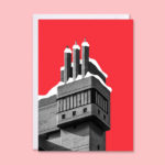 Brutalist architecture Christmas cards by In From The Storm