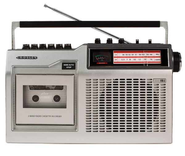 Go retro with the Crosley radio cassette player range