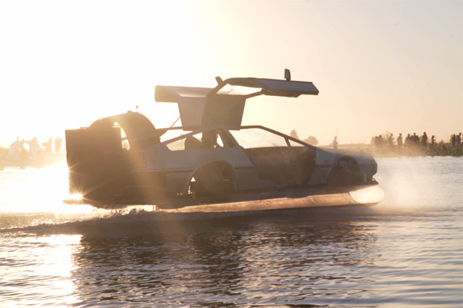 DeLorean hovercraft goes up for sale on eBay