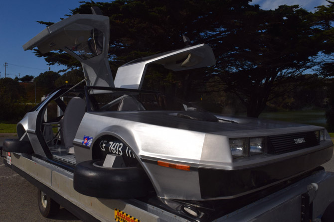 DeLorean hovercraft goes up for sale on eBay