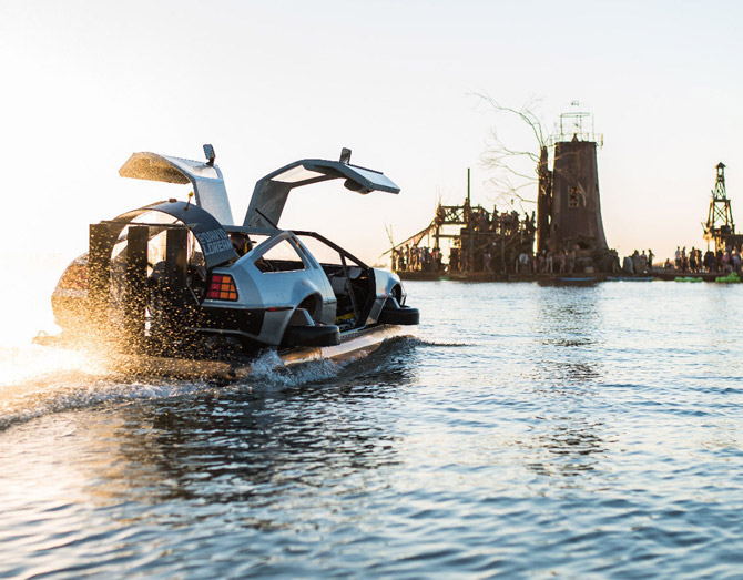 DeLorean hovercraft goes up for sale on eBay