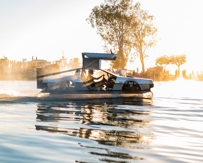 DeLorean hovercraft goes up for sale on eBay