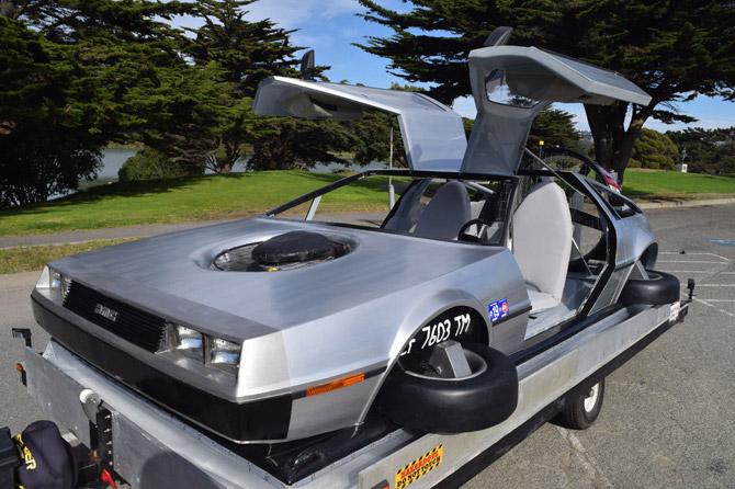 DeLorean hovercraft goes up for sale on eBay