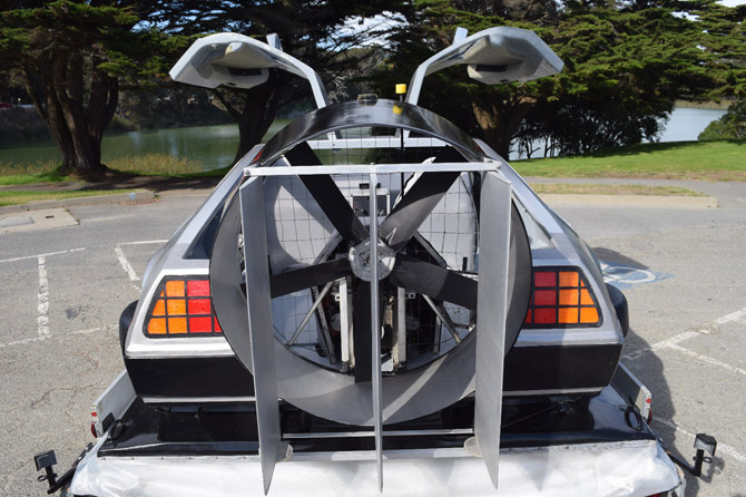 DeLorean hovercraft goes up for sale on eBay