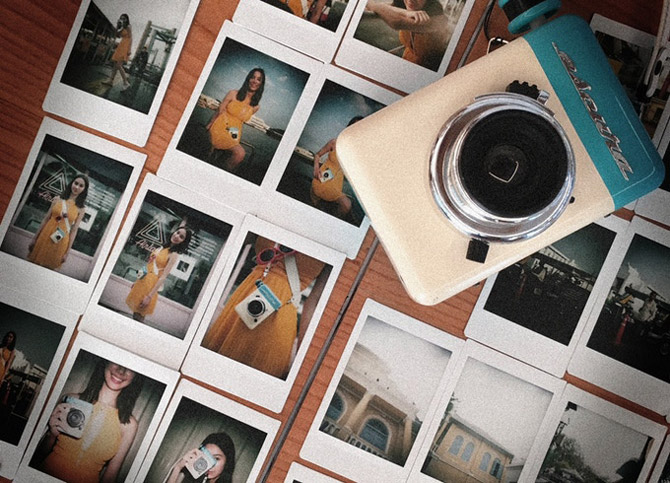 Escura Instant 60s hand-powered instant camera