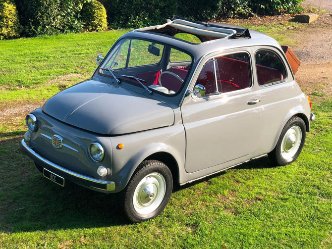 Fully restored 1969 Fiat 500 Lusso on eBay