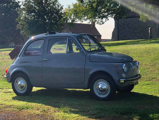 Fully restored 1969 Fiat 500 Lusso on eBay