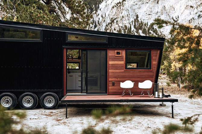 Land Ark unveils the Draper midcentury modern mobile home