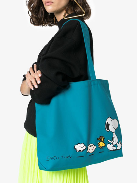 Retro Snoopy tote bags by Pintail at Browns